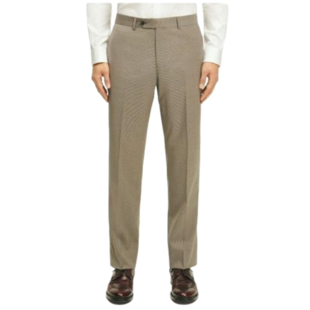 Men's Tan Dress Pants - Classic Tailored Fit